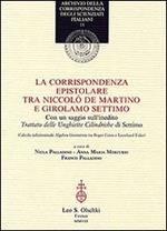La corrispondenza tra Niccolò De Martino e Girolamo Settimo