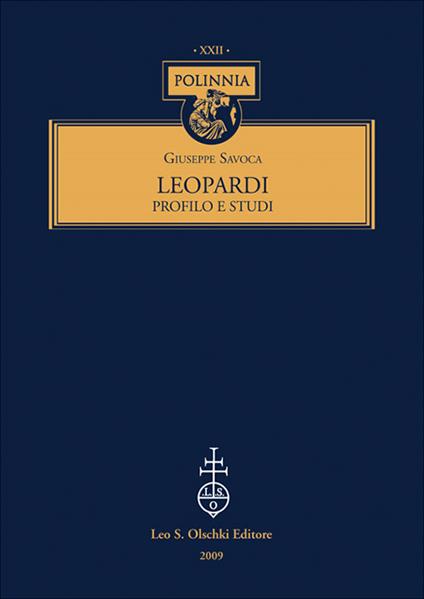 Leopardi. Profilo e studi - Giuseppe Savoca - copertina