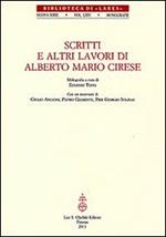 Scritti e altri lavori di Alberto Mario Cirese