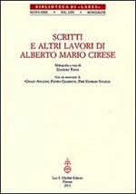 Scritti e altri lavori di Alberto Mario Cirese