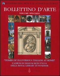«Tombs of illustrious italians at Rome». L'album di disegni RCIN 970334 della Royal Library di Windsor - copertina