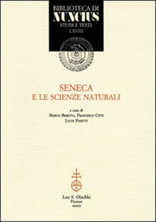 Seneca e le scienze naturali - copertina