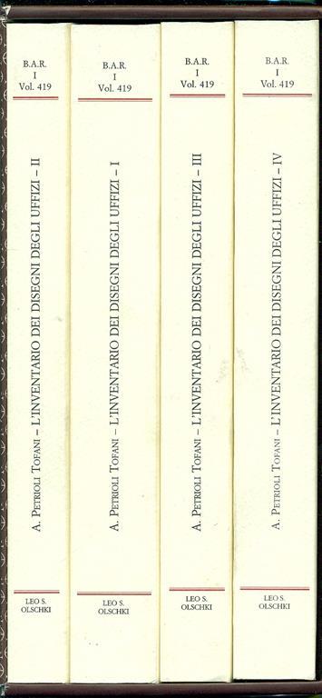 L'inventario settecentesco dei disegni degli Uffizi di Giuseppe Pelli Bencivenni. Trascrizione e commento - Anna M. Petrioli Tofani - copertina