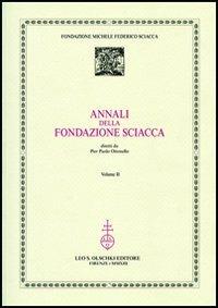 Annali della Fondazione Sciacca. Vol. 2 - copertina