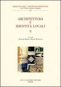 Architettura e identità locali. Vol. 2 - copertina