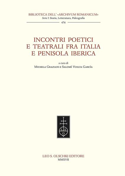 Incontri poetici e teatrali fra Italia e penisola iberica - copertina
