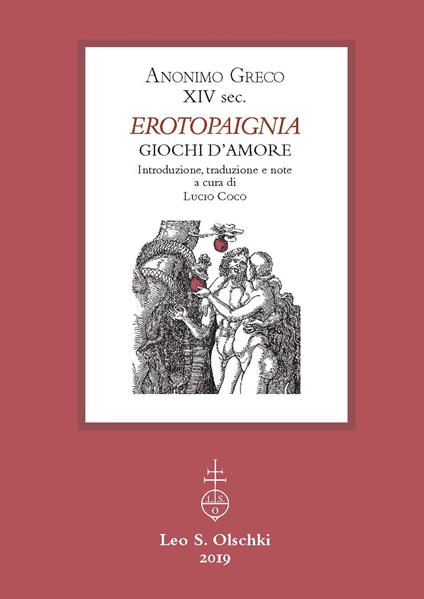 Giochi d'amore. Erotopaignia - copertina