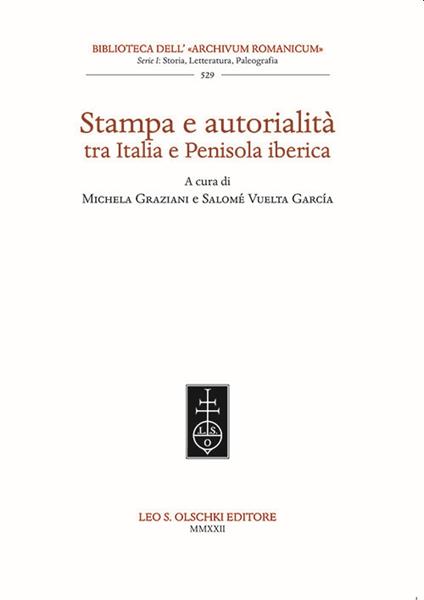 Stampa e autorialità tra Italia e penisola iberica - copertina