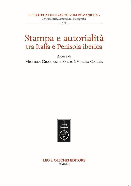 Stampa e autorialità tra Italia e penisola iberica - copertina