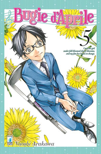 Bugie d'aprile. Vol. 5 - Naoshi Arakawa - copertina
