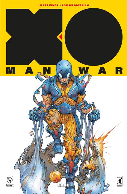 X-O Manowar. Nuova serie. Vol. 7: Eroe - Matt Kindt - copertina