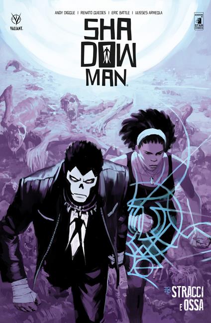 Shadowman. Nuova serie. Vol. 3: Stracci e ossa - Andy Diggle - copertina