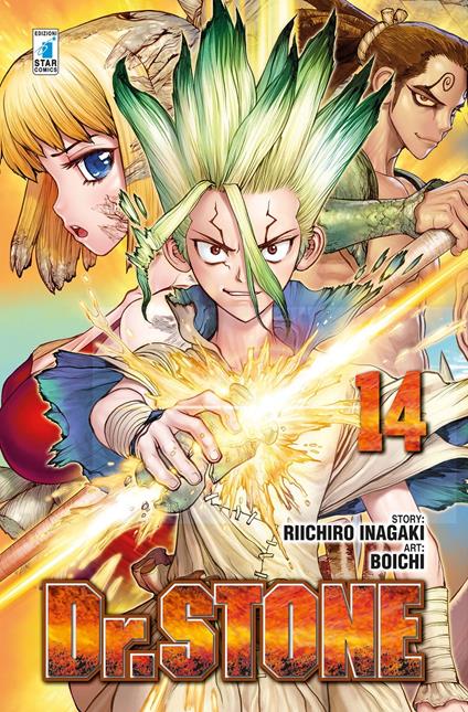 Dr. Stone. Vol. 14 - Riichiro Inagaki - copertina