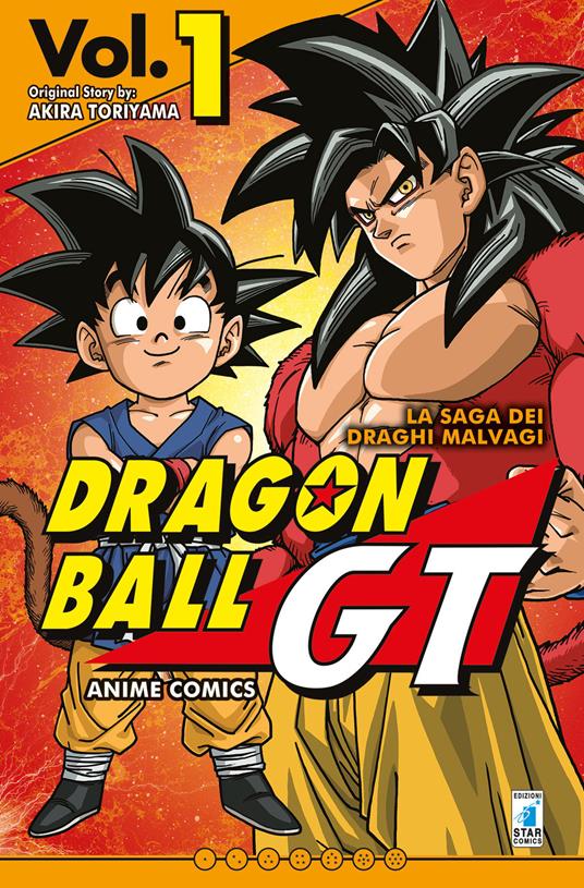 La saga dei draghi malvagi. Dragon Ball GT. Anime comics. Vol. 1 - Akira Toriyama - copertina