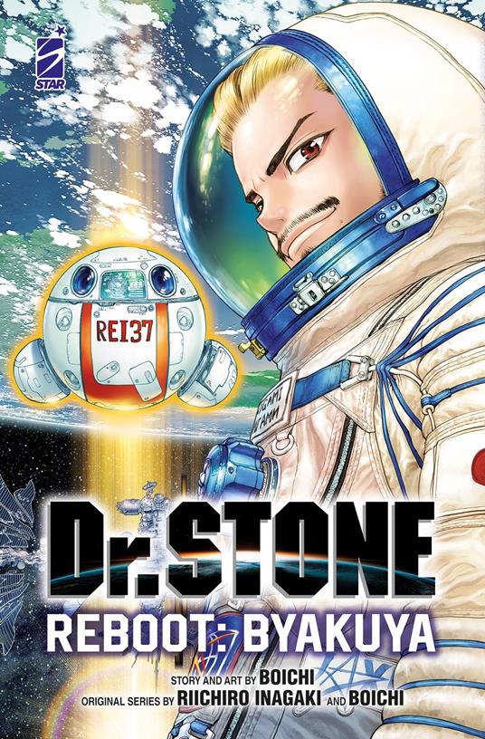 Dr. Stone reboot: Byakuya - Riichiro Inagaki,Boichi - copertina