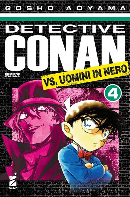 Detective Conan vs uomini in nero. Vol. 4 - Gosho Aoyama - copertina