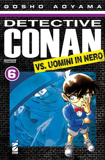 Detective Conan vs uomini in nero. Vol. 6 - Gosho Aoyama - copertina