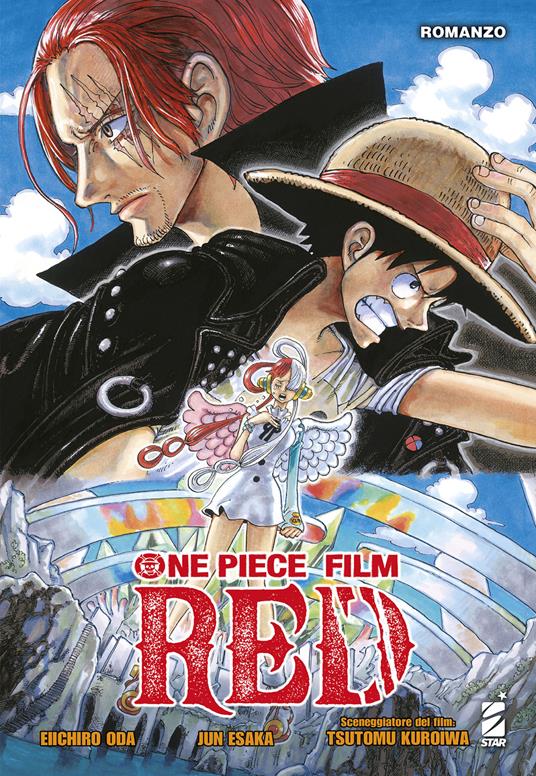 One piece film: red romanzo - Eiichiro Oda,Tsutomu Kuroiwa,Jun Esaka - copertina