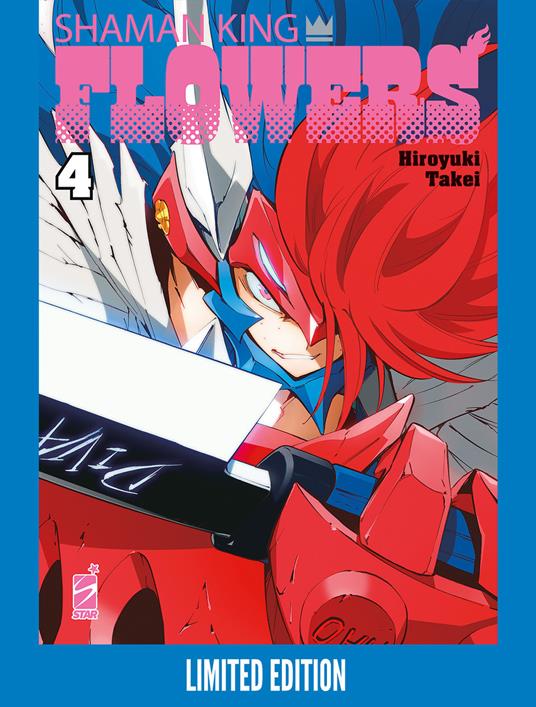Shaman king flowers. Limited edition. Con illustration card. Con sticker esclusivo. Vol. 4 - Hiroyuki Takei - copertina