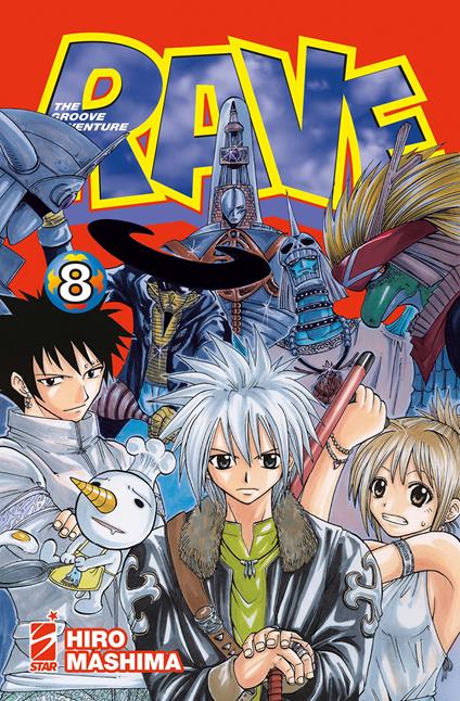 Rave. The groove adventure. New edition. Vol. 8 - Hiro Mashima - copertina