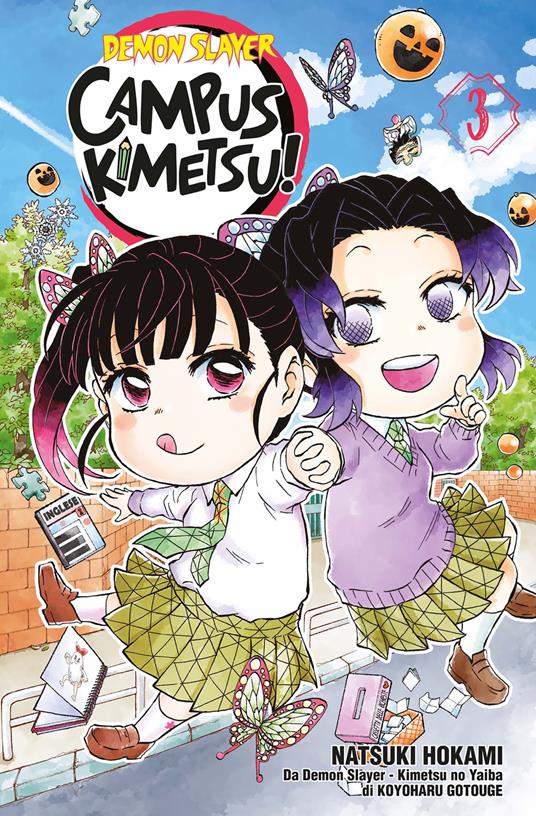 Demon slayer. Campus kimetsu!. Vol. 3 - Koyoharu Gotouge,Natsuki Hokami - copertina
