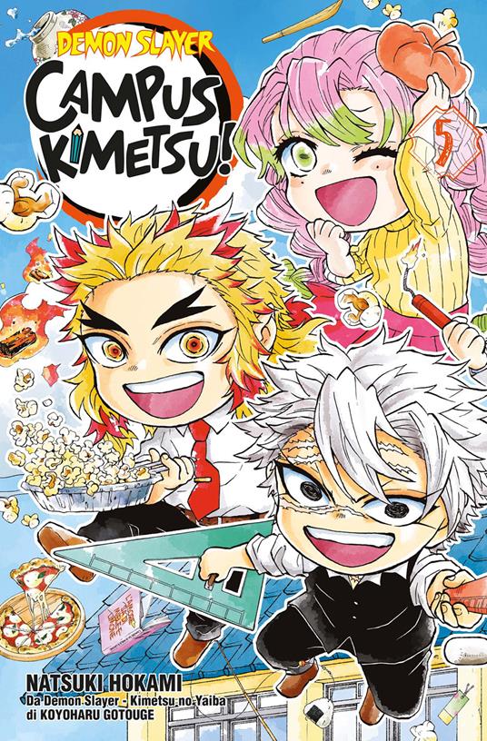 Demon slayer. Campus kimetsu!. Vol. 5 - Koyoharu Gotouge,Natsuki Hokami - copertina