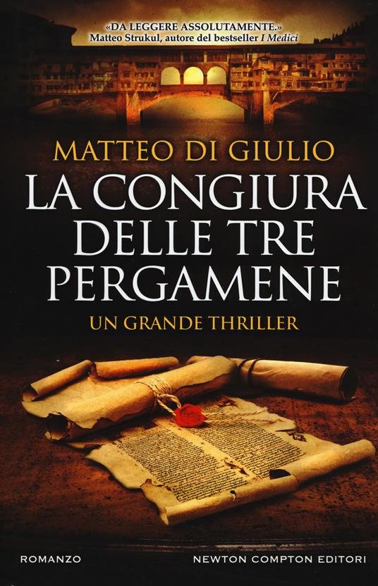 La congiura delle tre pergamene - Matteo Di Giulio - copertina