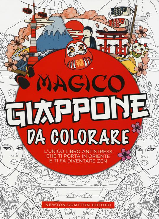 Magico Giappone da colorare. Ediz. illustrata - copertina