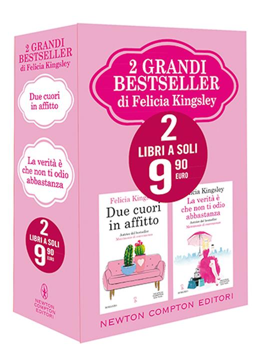 2 grandi bestseller di Felicia Kingsley: Due cuori in affitto–La verità è che non ti odio abbastanza - Felicia Kingsley - copertina