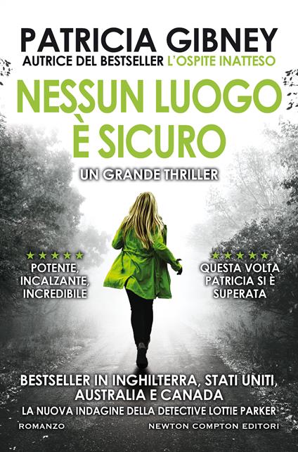 Nessun luogo è sicuro - Patricia Gibney - copertina