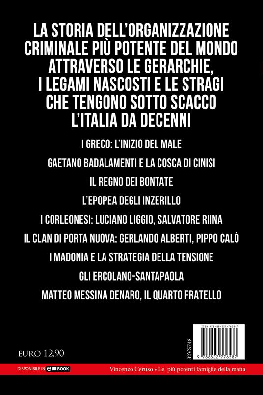 Le più potenti famiglie della mafia. Tutti i nomi e i cognomi di Cosa Nostra dalle originai a Matteo Messina Denaro - Vincenzo Ceruso - 4