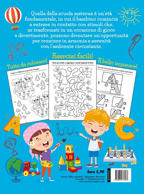 Le attività per la scuola materna. Giochi istruttivi per bambini: lettere e numeri, enigmi, indovinelli e molto altro... - 2