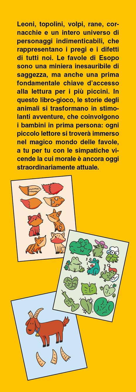 Gioca con il lupo, la cicala, la formica e tutte le favole degli animali. Le più belle storie di Esopo arricchite da giochi e indovinelli inediti per te e per il tuo bambino - Iacopo Cellini - 2