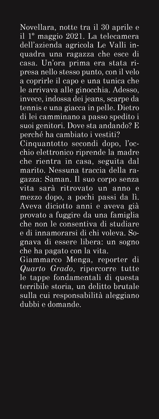 Il delitto di Saman Abbas. Il coraggio di essere libere - Giammarco Menga - 2