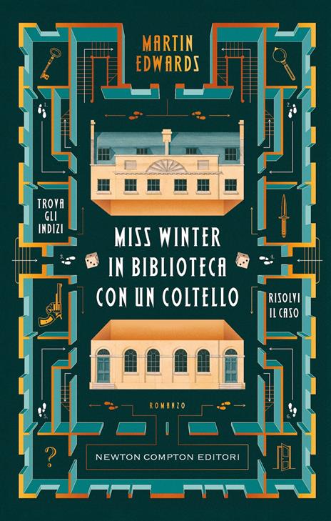 Miss Winter in biblioteca con un coltello - Martin Edwards - copertina