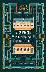Miss Winter in biblioteca con un coltello