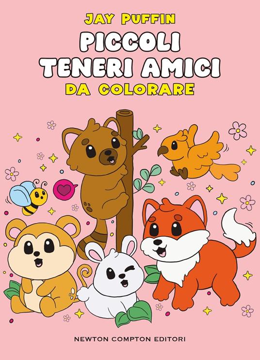 Piccoli teneri amici da colorare - Jay Puffin - copertina
