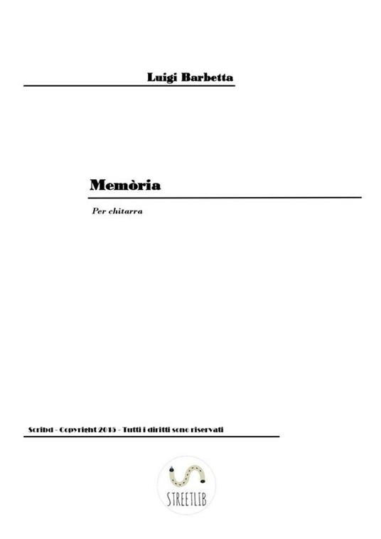 Memòria - Luigi Barbetta - ebook