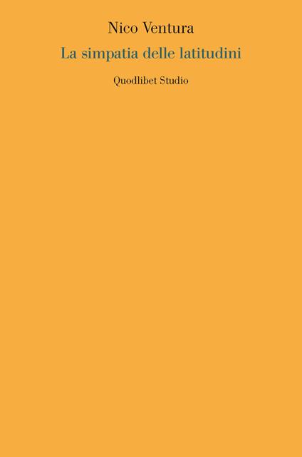 La simpatia delle latitudini - Nico Ventura - copertina