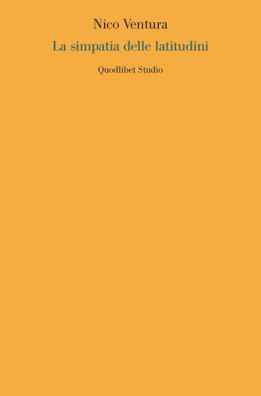 La simpatia delle latitudini - Nico Ventura - copertina