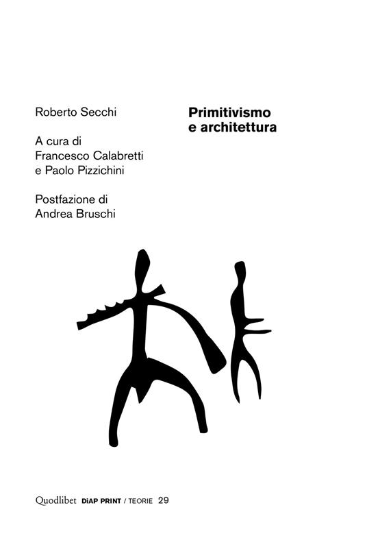Primitivismo e architettura - Roberto Secchi - copertina