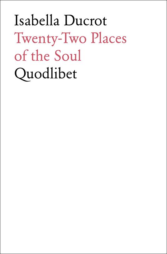 Twenty-two places of the soul - Isabella Ducrot - copertina
