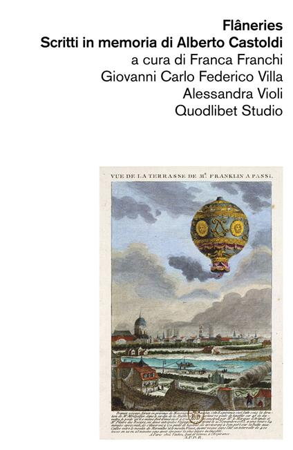 Flâneries. Scritti in memoria di Alberto Castoldi - copertina