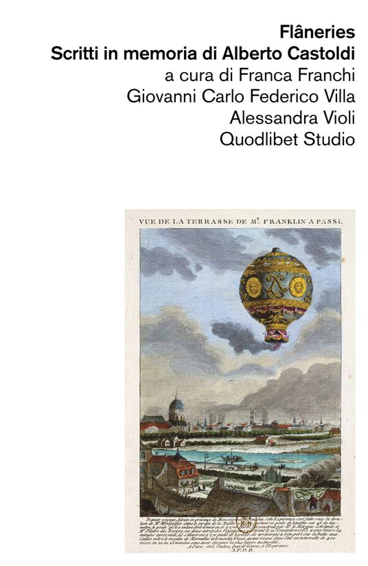 Flâneries. Scritti in memoria di Alberto Castoldi - copertina