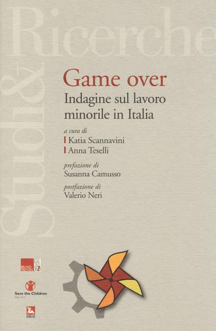 Game over. Indagine sul lavoro minorile in Italia - copertina