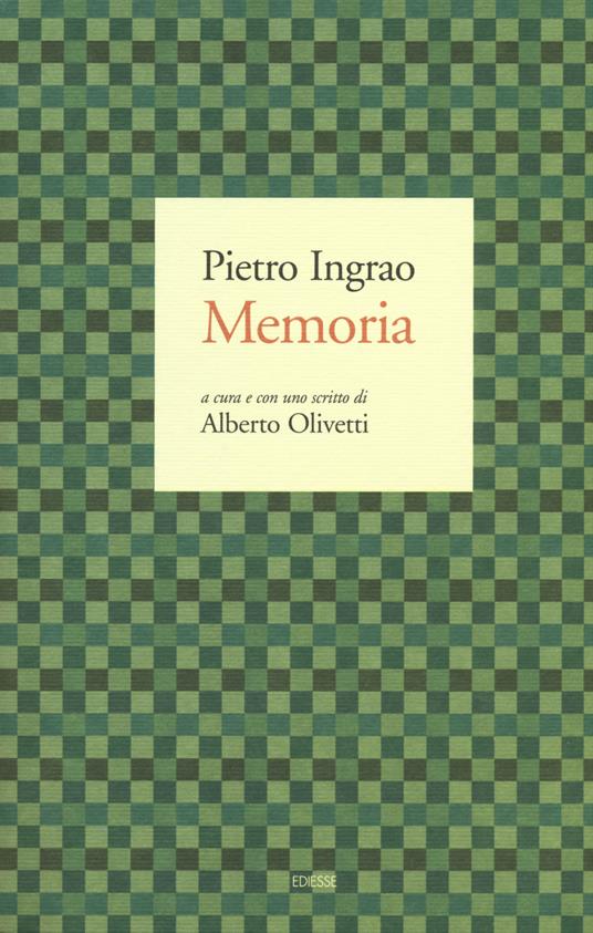 Memoria - Pietro Ingrao - copertina