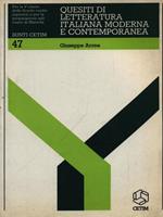 Quesiti di letteratura italiana moderna e contemporanea