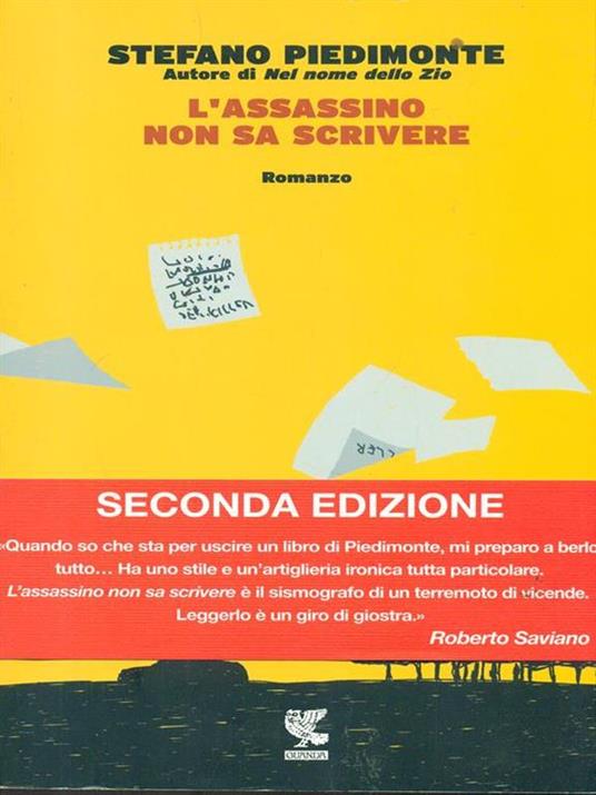 L' assassino non sa scrivere - Stefano Piedimonte - 4