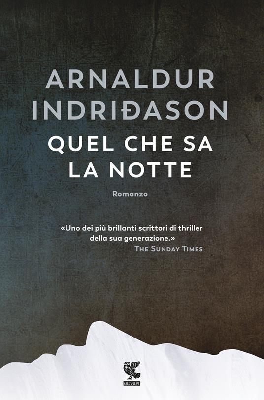 Quel che sa la notte - Arnaldur Indriðason - copertina