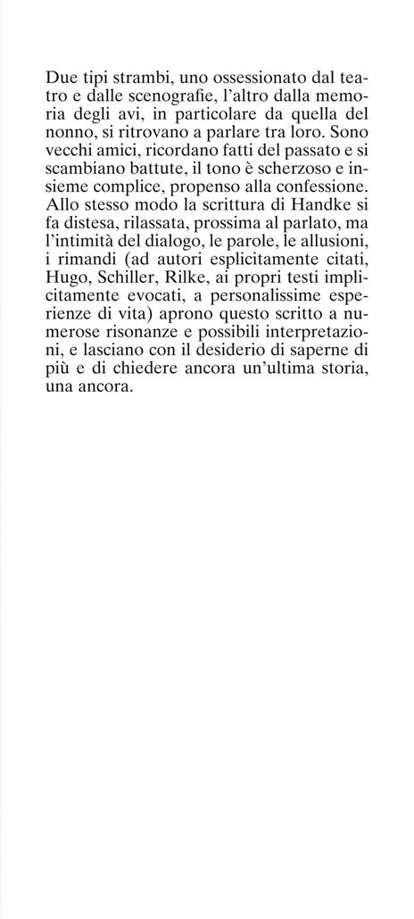Dialogo - Peter Handke - 2